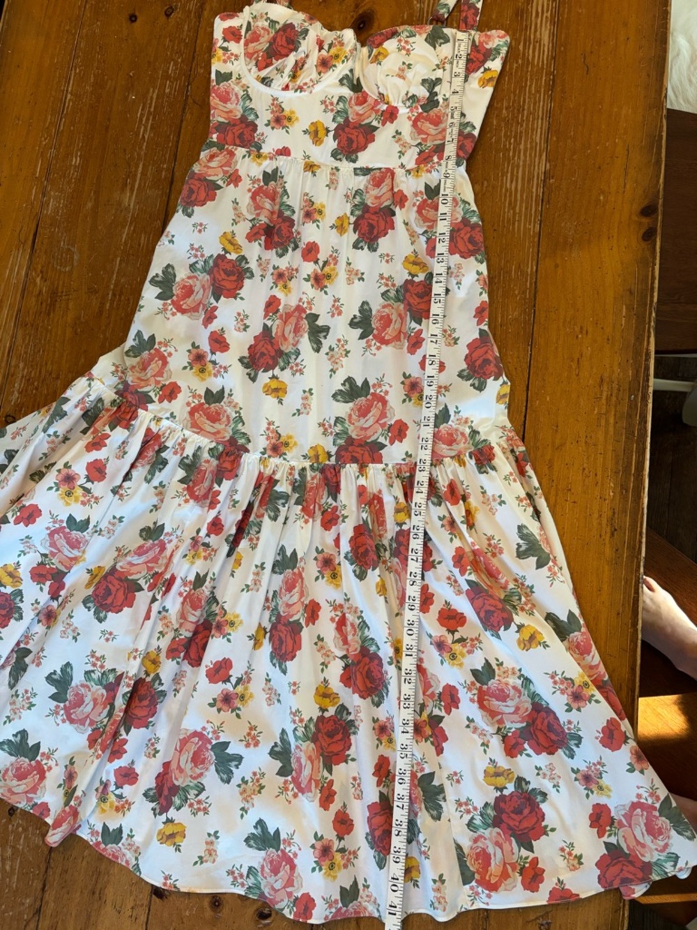 House of CB Elia Italian Rose Print Midi Dress - Picture 6 of 7